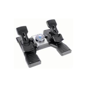 Logitech g saitek pro flight rudder pedals pedaliera per simulatori di volo