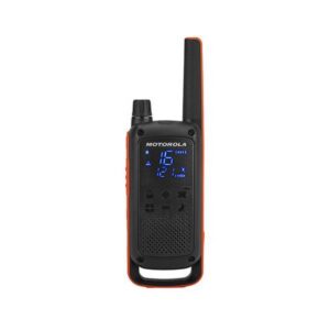 Motorola t82 extreme walkie talkie 16 canali raggio 10.000mt nero/rosso