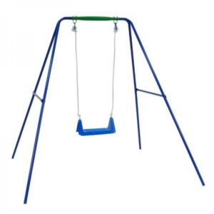 Altalena da giardino basic con struttura in metallo 220x190x176
