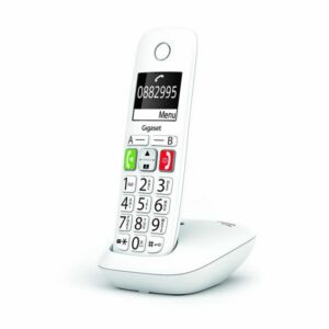 Gigaset e290 cordless senior dect 2 tasti chiamata rapida white