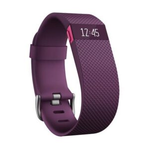 Fitbit charge hr braccialetto monitoraggio battito cardiaco e attivita` fisica taglia large italia viola