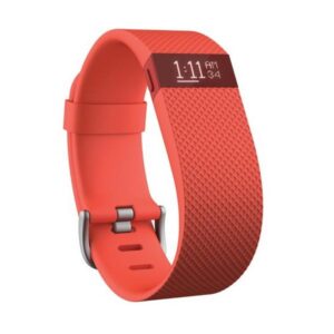 Fitbit charge hr braccialetto monitoraggio battito cardiaco e attivita` fisica taglia small italia arancione