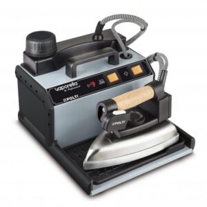Polti vaporella h2 professional ferro da stiro a vapore con caldaia separata 1.750w piastra alluminio serbatoio 1.3lt colore grigio/nero