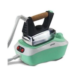 Zephir zhf5000 ferro da stiro con caldaia 2300w serbatoio 0.5lt piastrta in alluminio nero verde