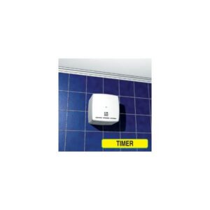 Vortice aspiratore centrifugo da muro e soffitto con timer potenza 18w