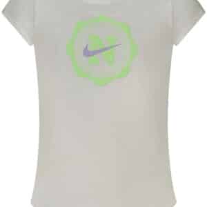 NIKE T-SHIRT MANICHE CORTE BAMBINA BIANCO