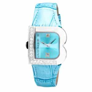 Blue Leather Dress Watch