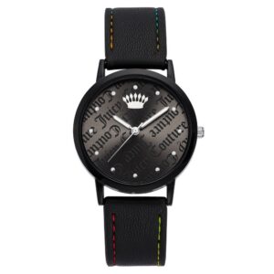 Black Plastic Dress Watch