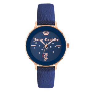 Blue Plastic Dress Watch