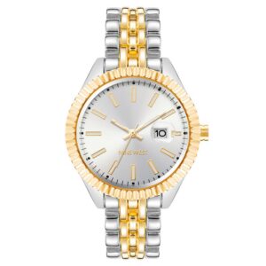 Multicolor Metal Dress Watch