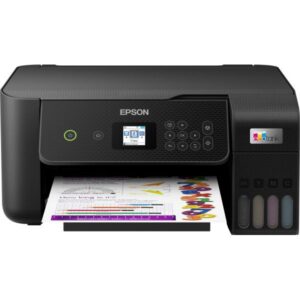 Epson ecotank et-2820 stampante multifunzione a4 (stampa, copia, scansione) usb, wi-fi, wi-fi direct, display lcd 3,7 cm, serbatoi flaconi alta capacita`, epson smart panel, fronte-retro, nero