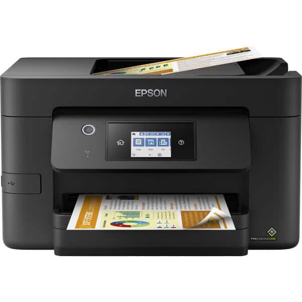 Epson stampante inkjet multifunzione workforce pro wf-3825dwf risoluzione 4800x2400 dpi a4 wifi nera