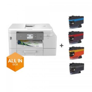 Brother stampante inkjet multifunzione j4540dwxl risoluzione 4800 x 1200 dpi a4 bianca