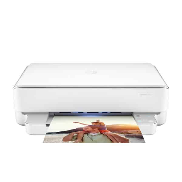 Hp envy 6022e ?223n5b, stampante multifunzione a getto d`inchiostro a4 a colori, stampa fronte e retro automatica, 10 ppm, wi-fi, hp smart, 3 mesi di inchiostro instant ink inclusi con hp+, bianca