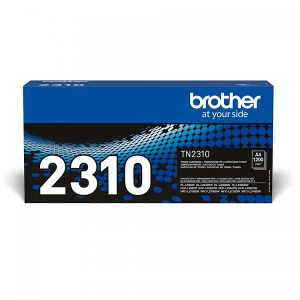 Brother tn2310 nero originale cartuccia toner per dcp l2500, l2520, l2540, hl-l2300, l2340, l2360, l2365, mfc l2700, l2720, l2740