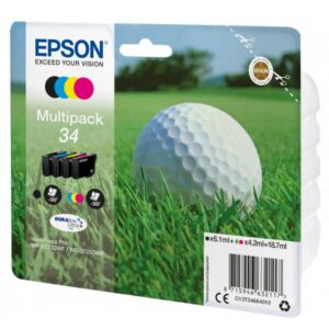 Epson multipack 34 pallina da golf 4 colori per wf-3720dwf