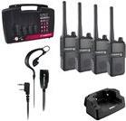 Midland Albrecht Tectalk Worker 3 - Tragbar - Zwei-Wege Funkgerät - PMR - 446 MHz - 16 Kanäle (Packung mit 4) (29826)