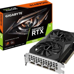 VGA Gigabyte GeForce® RTX 3050 6GB Windforce OC V2 (GV-N3050WF2OCV2-6GD)