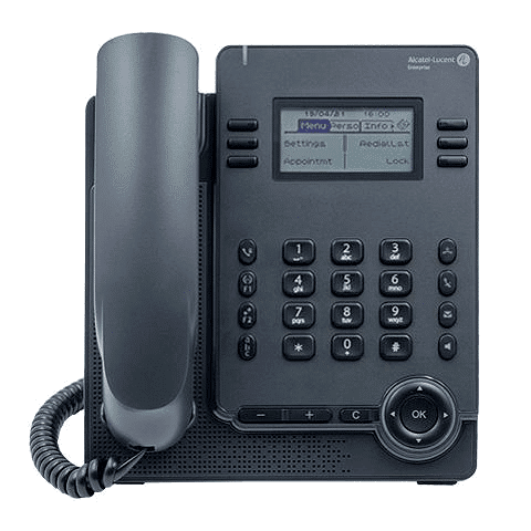Alcatel-Lucent Enterprise ALE-20 Essential DeskPhone - VoIP-Telefon - Grau (3ML37020BB)