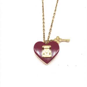 LV Heart Necklace