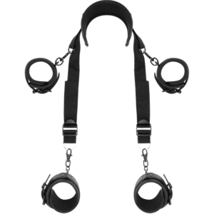 FETISH SUBMISSIVE - MEISTERPOSITION MIT 4 NOPRENE-GEFÃœTTERT HANDSCHELLEN
