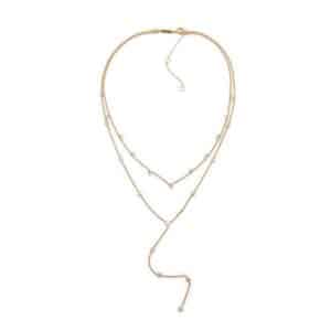 Gold Elastane Necklace