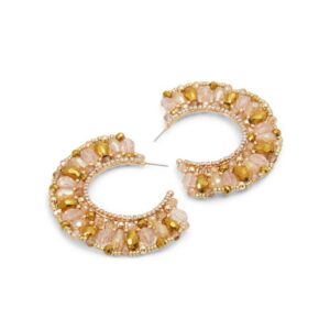Brown Glass Earrings