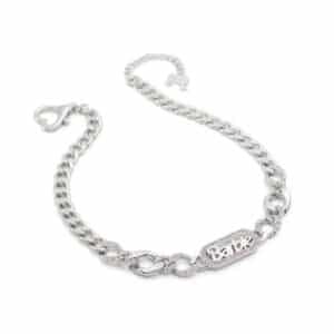 Silver Elastane Necklace