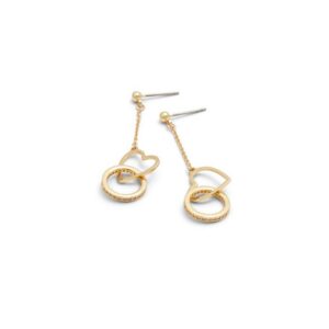 Gold Elastane Earrings
