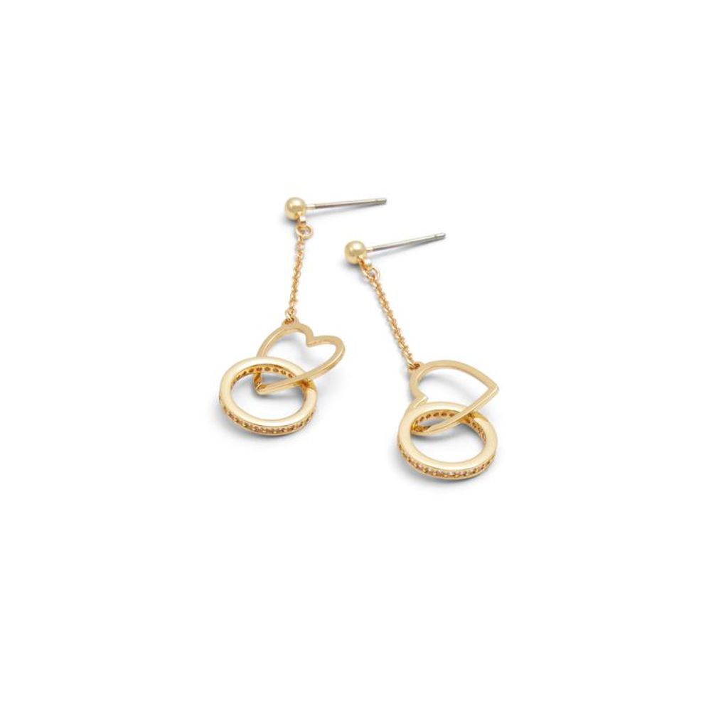 Gold Elastane Earrings