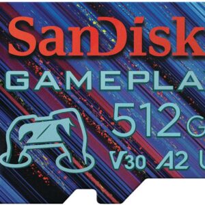 SanDisk GamePlay - Flash-Speicherkarte - 512GB - A2 / Video Class V30 / UHS-I U3 - microSDXC UHS-I (SDSQXAV-512G-GN6XN)