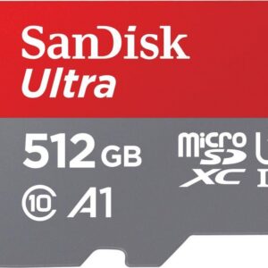 SanDisk microSDHC Ultra 512GB (UHS-1/Cl.10/100MB/s) + Adapter, Tablet (00215485)