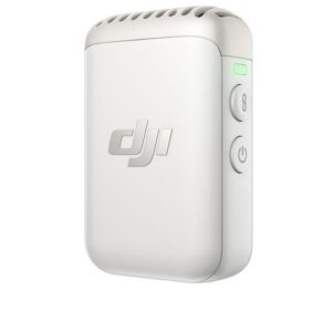 Trasmettitore wireless - DJI - Mic 2 - Bianco perla - Audio HD - Registrazione a 32 bit