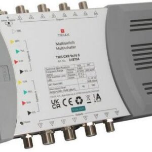 Triax TMS/CKR 9x16 S Satblock-Verteilung 5 Eingänge 16 Ausgänge (318704)