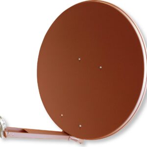 Televes S760CL-Z. Input frequenz-range: 10,75 - 12,75 GHz, Rauschmaß: 26 dB, Antenne Zunahmeniveau (max): 38,2 dBi. Breite: 750 mm, Höhe: 800 mm, Gewicht: 7,05 kg. Produktfarbe: Rot. Verpackungsabmes