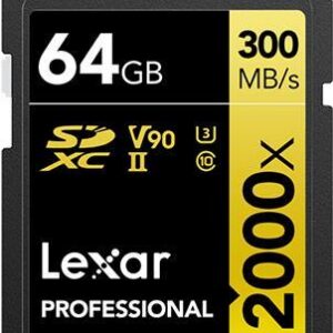 Lexar Professional 2000x 64 GB SDHC UHS-II Klasse 10 (LSD2000064G-BNNNG)