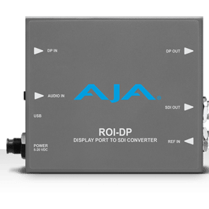AJA ROI-DP - Aktiver Videokonverter - Grau - 1920 x 1080 - - - 525i,625i,720p,1080i,1080p - 100 - 240 V - 50/60 Hz (ROI DP)