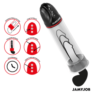 JAMYJOB - XPAND BOMBA AUTOMÃTICA 3 NIVELES DE SUCCIONADOR GRIS