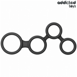 ADDICTED TOYS - ANILLO PARA EL PENE CON DIVISORES PARA TESTÃCULOS