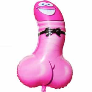 DIABLO PICANTE - BALLON DE FÃŠTE ROSE EN FORME DE PÃ‰NIS