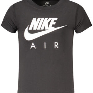 NIKE T-SHIRT MANICHE CORTE BAMBINA NERO