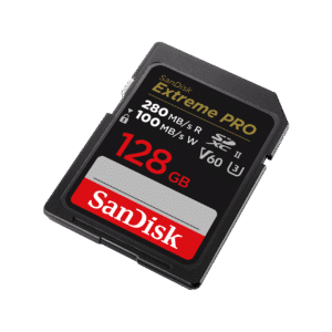 SanDisk Extreme Pro - Flash-Speicherkarte - 128GB - Video Class V60 / UHS-II U3 / Class10 - SDXC UHS-II (SDSDXEP-128G-GN4IN)