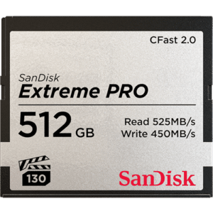 Sandisk Extreme Pro 512GB 512GB CFast 2.0 Speicherkarte (SDCFSP-512G-G46D)