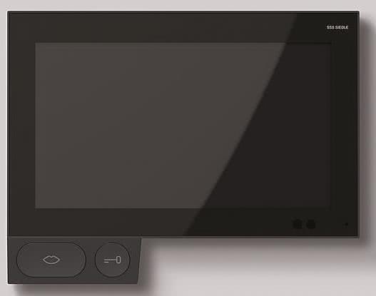 Siedle A 180-10 S Siedle Axiom z.Wandmontage Schwarzgrau (210006509-00)