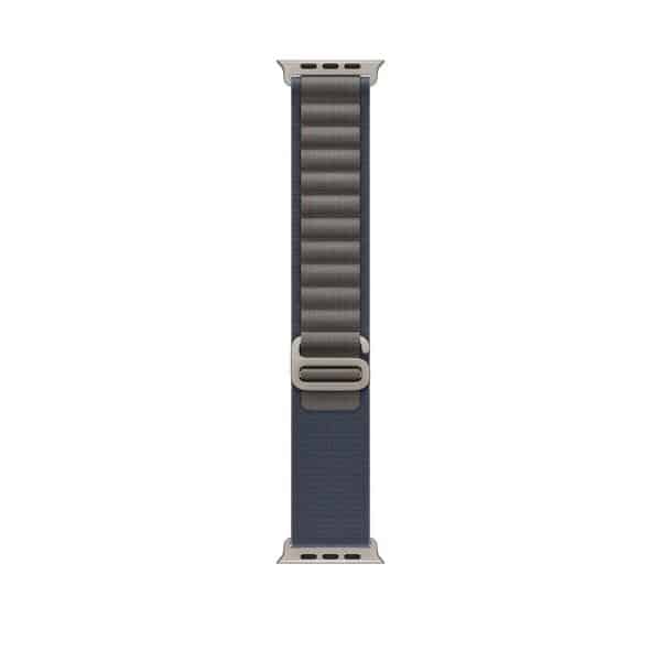 Apple MT5M3ZM/A accessorio indossabile intelligente Band Blu Poliestere riciclato, Spandex, Titanio (-APPLE WATCH 49 BLUE ALP L)