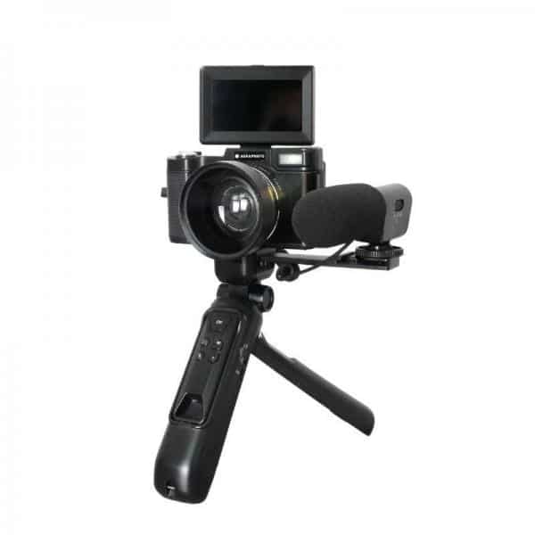AgfaPhoto Realishot VLG-4K 24 MP CMOS Nero (AGFAPHOTO Vlogging Camera Realishot 16)