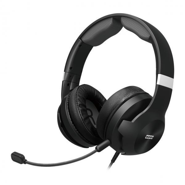 Cuffie da gioco Hori Pro - Cablate - Xbox Series X/S, Xbox One e PC - Microfono staccabile - Nero
