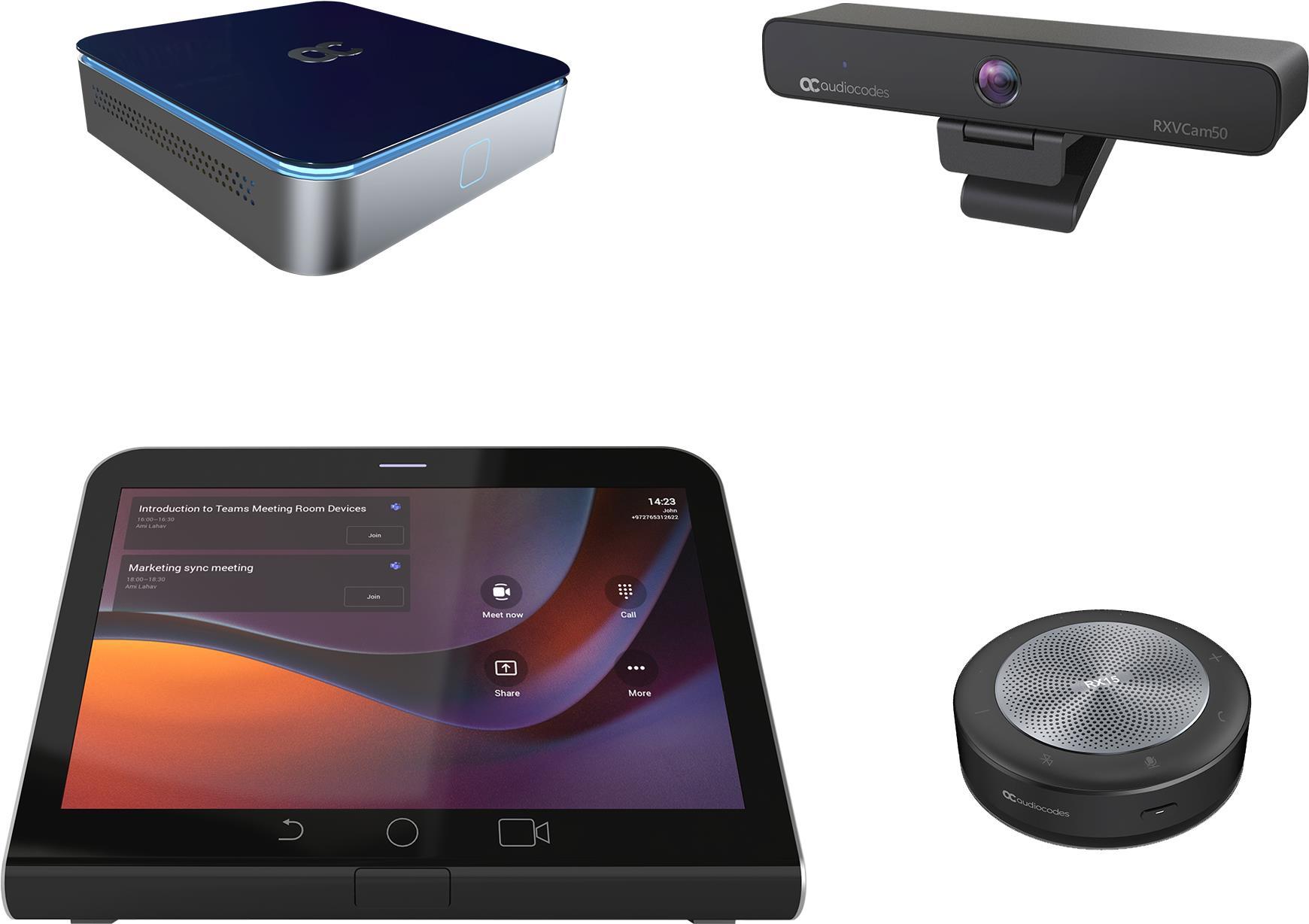 AudioCodes Room Experience (RX) Suite RXV200-B20 - Bundle - Kit für Videokonferenzen - Certified for Microsoft Teams Rooms (RXV200-B20)