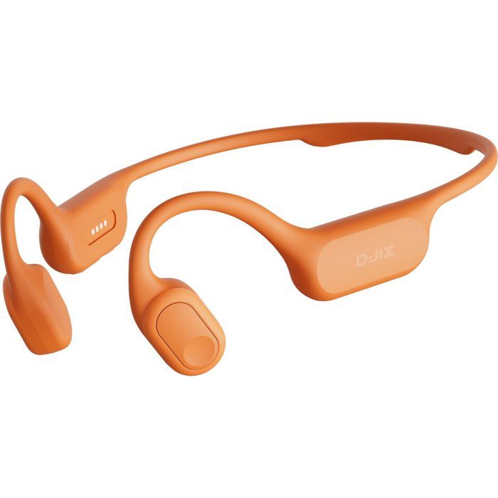 Cuffie wireless a conduzione ossea - D-JIX - TRITON 600 - Bluetooth + MP3 - 32 GB - Autonomia batteria 2 ore e 15 minuti - Arancione